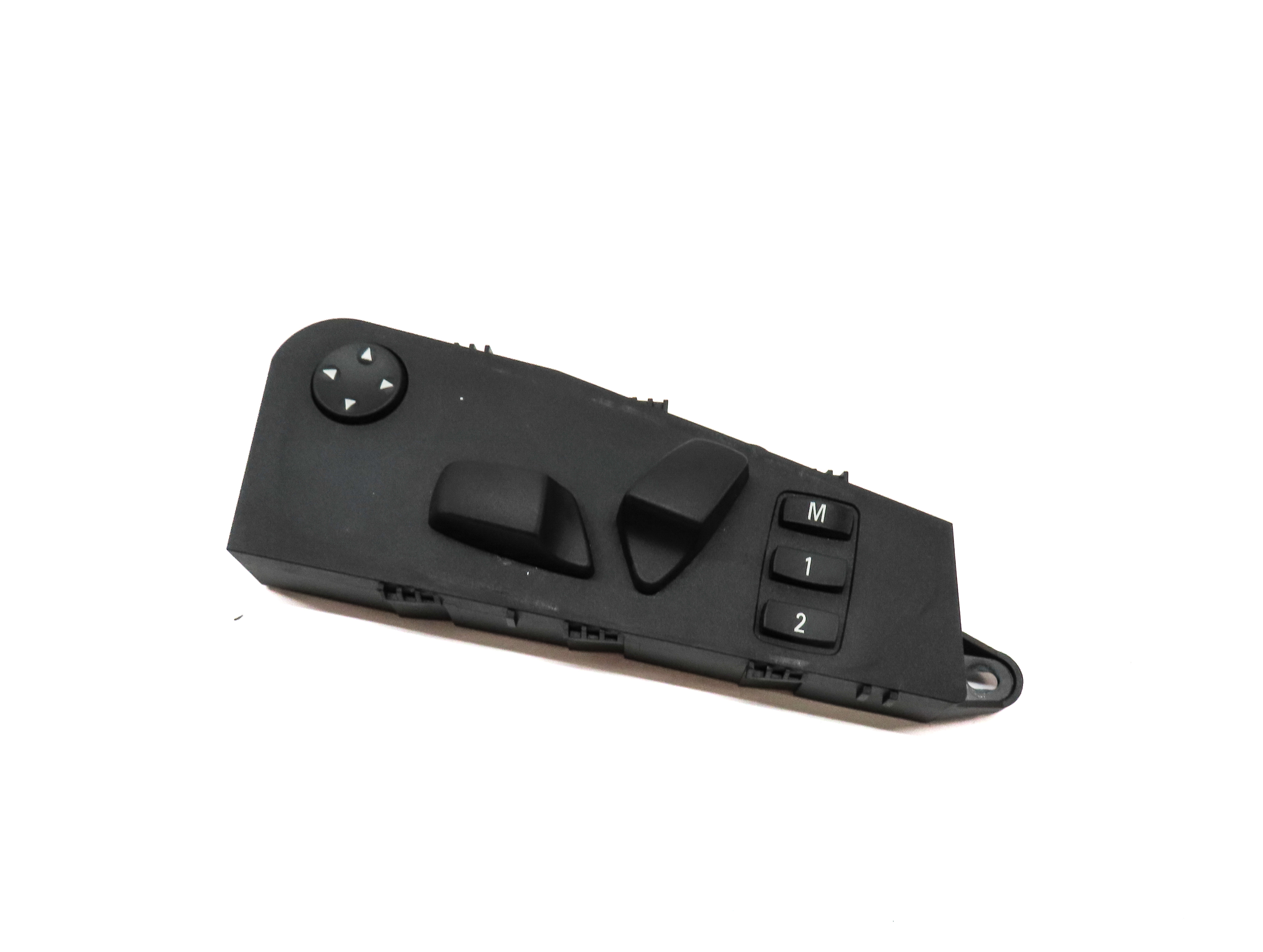 2010 BMW X5 (E70) FRONT LEFT DRIVER SEAT ADJUST ADJUSTMENT SWITCH (BLACK) — exact item pictured
